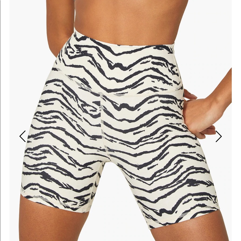 We wore what tiger biker shorts